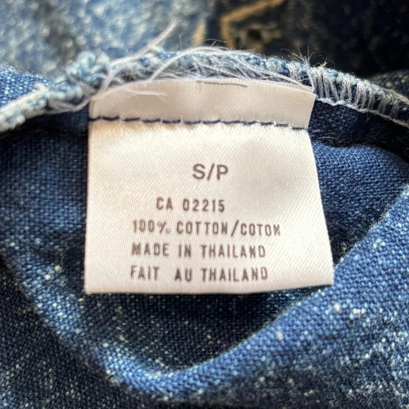 Vintage  Cotton Breeze Acid Wash 100% Cotton Jacket Coat Long Sleeve Shirt - Picture 6 of 10